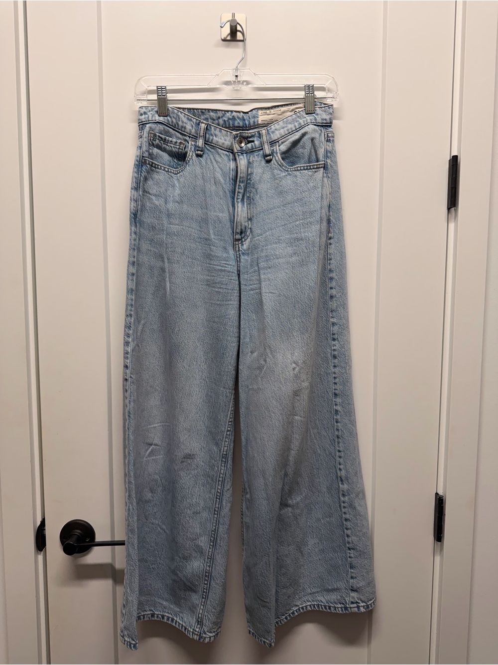 rag & bone featherweight Light Blue Women’s Wide Leg Jeans